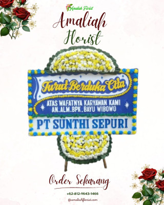 Papan Bunga Duka di Inuman
