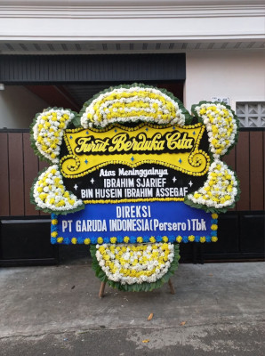 Papan Bunga Duka di Inuman